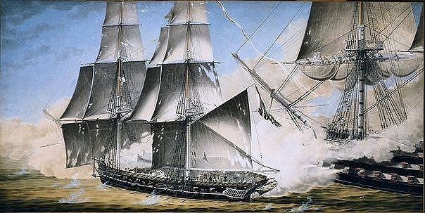 Картина боя брига «Меркурий» 1829 года: комментарии А.И. Казарского
