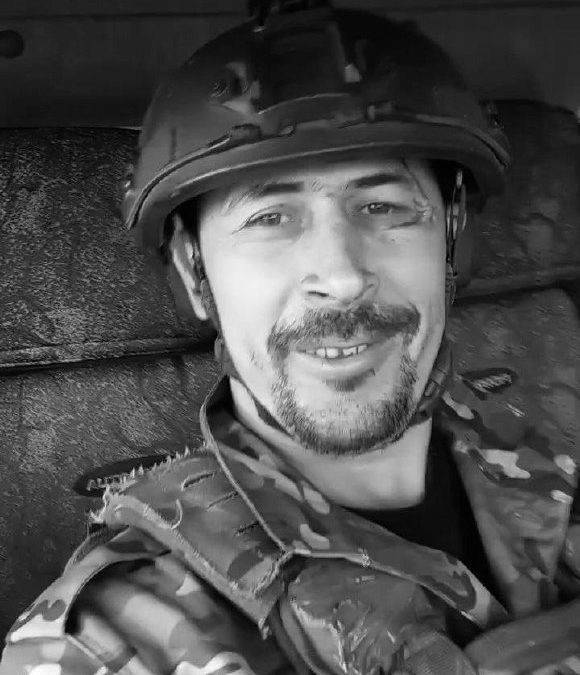 Прощание с командиром отделения Олегом Горячевым, погибшим в бою за Курскую область