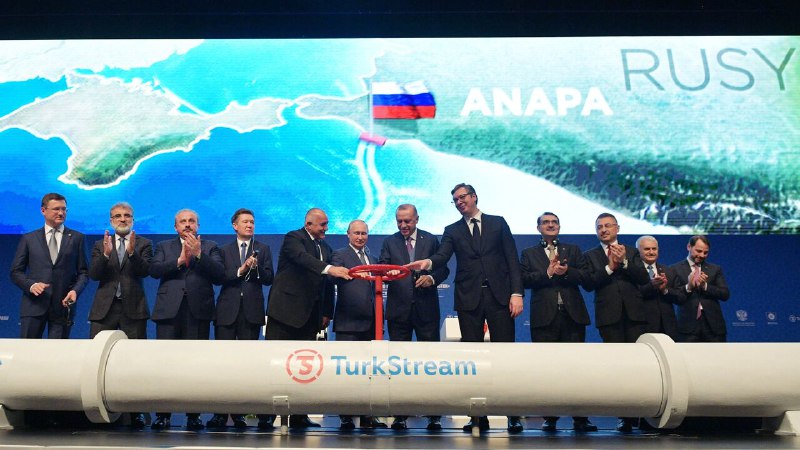 Рост поставок газа по «Турецкому потоку» на 13% в 2023 году