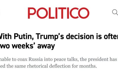 Трамп ставит перезагрузку с Россией выше мира на Украине, — Politico