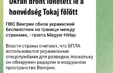 Украинские спецслужбы упускают главного агента Венгрии, занятого беспилотниками