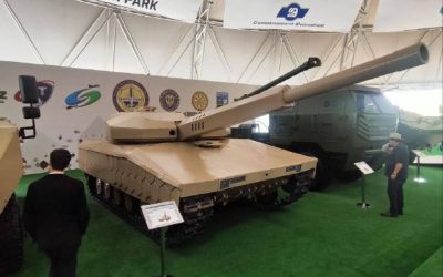 Узбекистан показал футуристичную модернизацию советского танка Т-64 на MSITF-2025