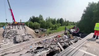 Движение поездов восстановлено в Брянской области после теракта, 104 пострадавших