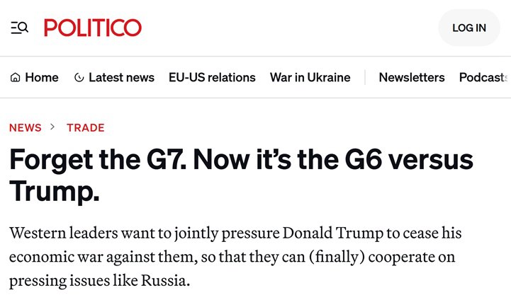 G6 против Трампа: новая формула G7 по Politico