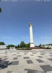 Городские службы устранили дефекты на памятнике Георгию Победоносцу в Севастополе