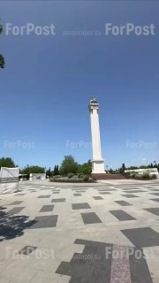 Городские службы устранили дефекты на памятнике Георгию Победоносцу в Севастополе