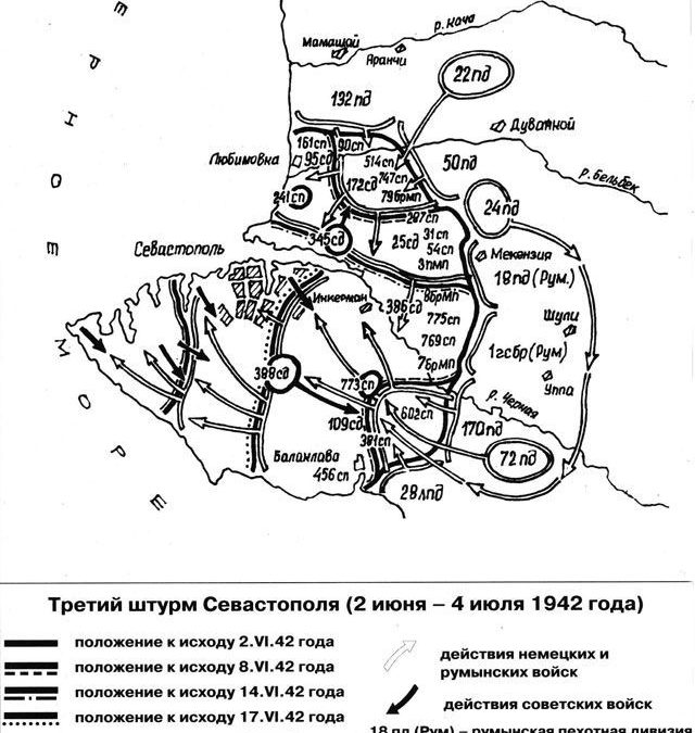 Немецко-фашистские войска начали третий штурм Севастополя 2 июня 1942 года