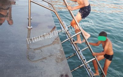Новая лестница на пляже ‘Солнечный’ радует отдыхающих