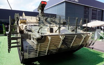 Новая разработка России: БТ-3Ф — гусеничный плавающий бронетранспортер