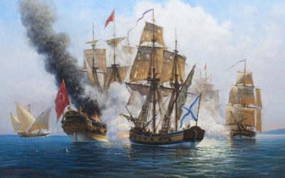 Первая победа Черноморского флота России: сожжение турецких судов в 1773 году