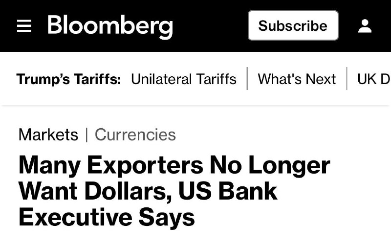 Поставщики отказываются от долларов: Bloomberg о новых тенденциях в мировой торговле