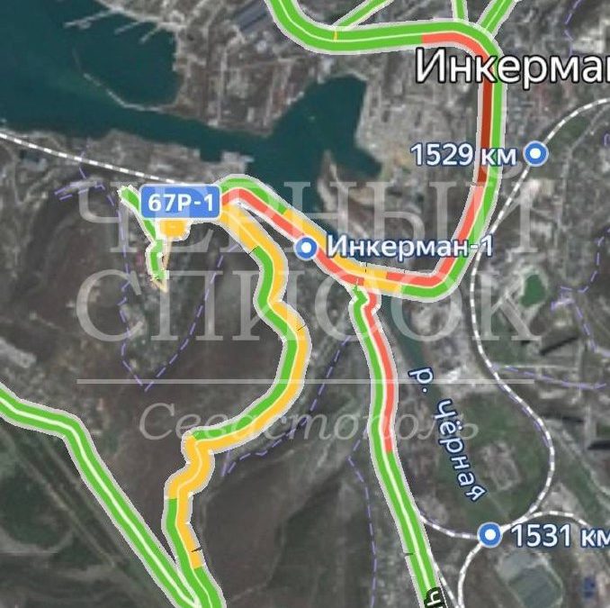 Пробки на мосту в Инкермане: призыв к установке дополнительных светофоров