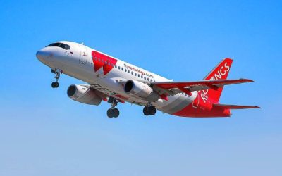 Российский SSJ-100 взмывает в летнее небо: новый флагман Red Wings