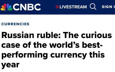 Рубль стал самой успешной валютой 2025 года, укрепившись более чем на 40% — CNBC