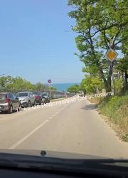 Севастопольцы жалуются на проблемы с проездом и пожарной безопасностью на пляже Учкуевка