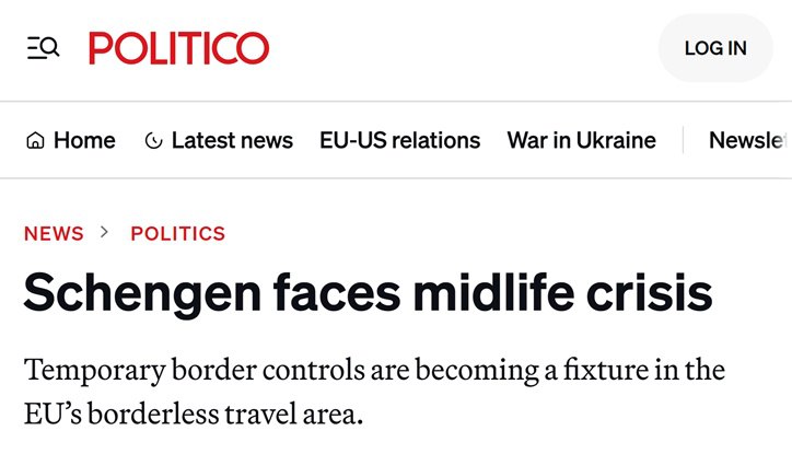 Шенгенская зона «тает на глазах» — Politico