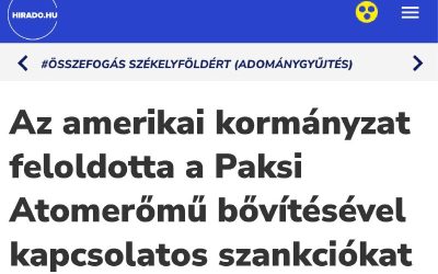 США отменили санкции против России, препятствующие строительству АЭС в Венгрии — МИД