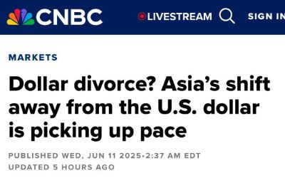 Страны Азии ускоряют дедолларизацию — CNBC