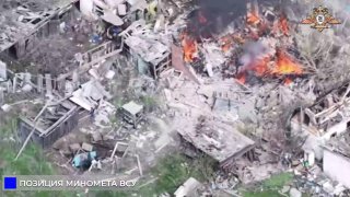 Уничтожение миномётной позиции и склада БК в Александрополе