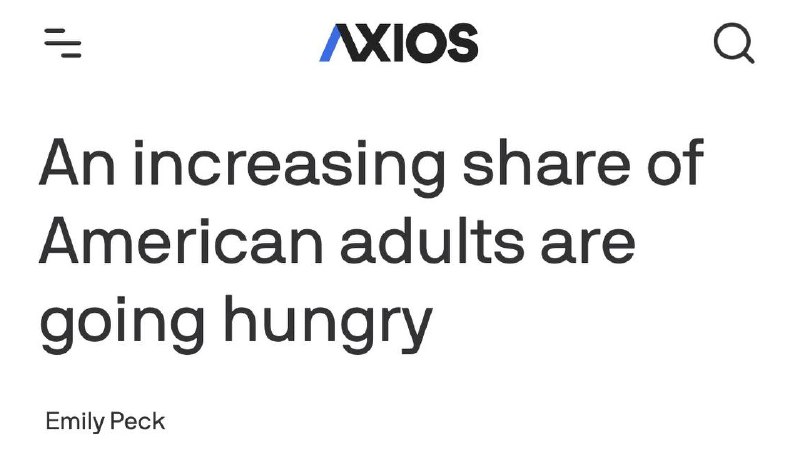 Доля голодающих американцев удвоилась, достигнув 15,6% — Axios