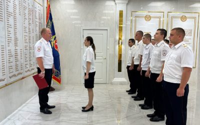Сотрудники УМВД Севастополя приняли Присягу на верность Российской Федерации