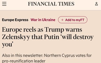 Европа в панике: США не придут на помощь Украине, — Financial Times
