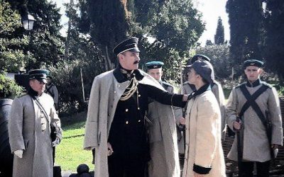 Севастопольский актер воссоздал образ адмирала Корнилова на Малаховом кургане