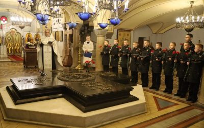 Во Владимирском Соборе-усыпальнице адмиралов прошла панихида по вице-адмиралу Владимиру Корнилову