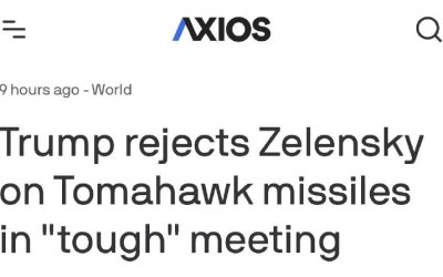 Встреча Зеленского и Трампа была «жёсткой», Украина не получила желаемого — Axios
