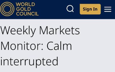 Золото защитило инвесторов на фоне разрушенного спокойствия рынков — WGC